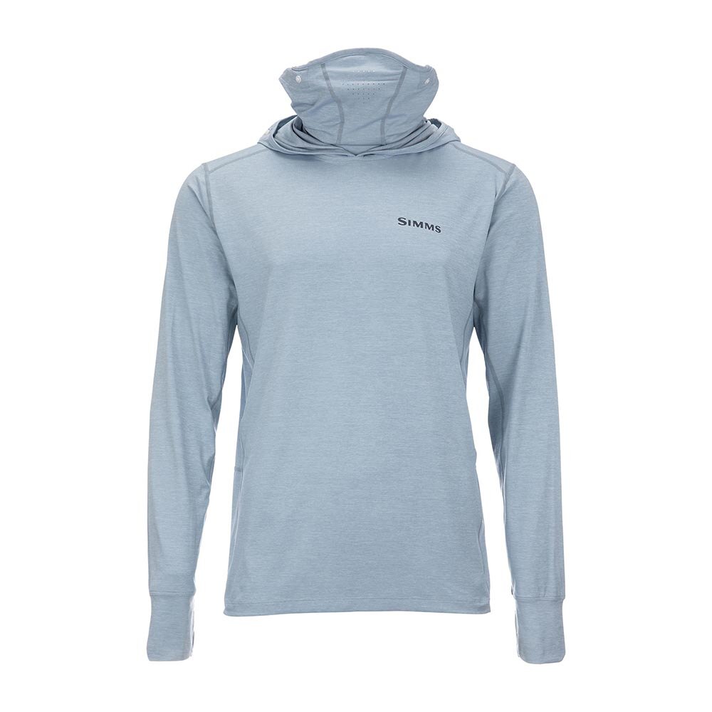 Simms SolarFlex Guide Cooling Hoody Men's in Steel Blue